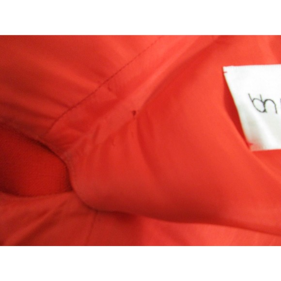 BH Wragge Dress Size M Red Sleeveless Scalloped Vintage 1960s Mod Pockets - Picture 10 of 11